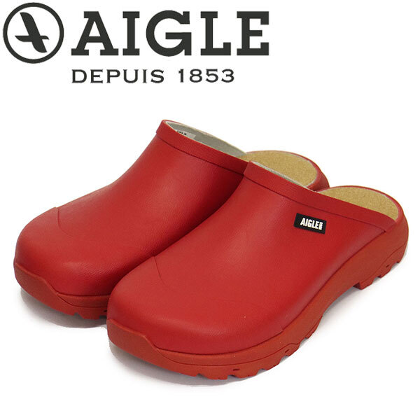 AIGLE (エーグル) ZZFS063 CORLAY ラバー サボ レディース クロッグシューズ 001 POIVRON AGL056 39-約24.5cm拍卖