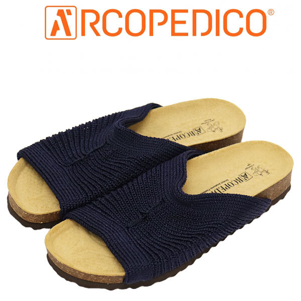 ARCOPEDICO (アルコペディコ) #5061220 サルーテライン OPEN オープン サンダル NAVY ARC004 36-約23.5cm拍卖