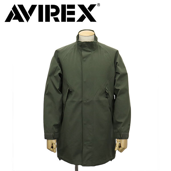 AVIREX (アヴィレックス) 6112145 TEX RAINBLOCK OVER COAT レインブロック オーバーコート 75OLIVE L拍卖