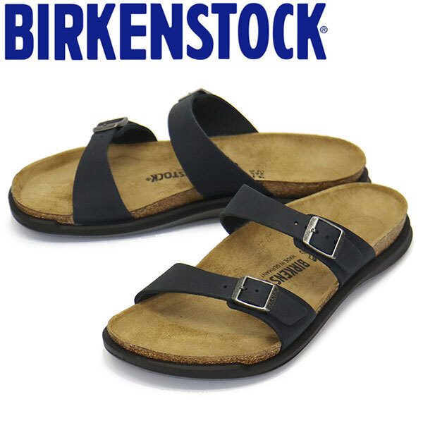 BIRKENSTOCK (ビルケンシュトック) 1022305 SIERRA CT シエラ オイルドレザーサンダル BLACK レギュラー幅 BI275 40-約26.0cm拍卖
