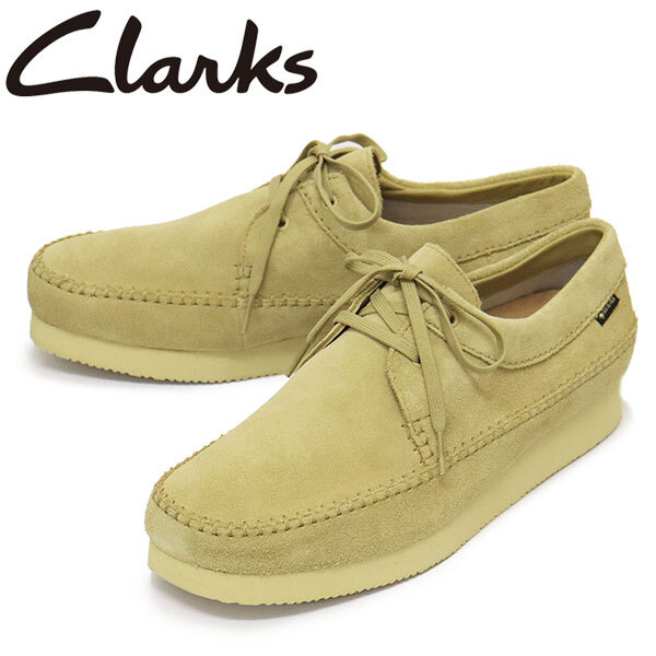 Clarks (クラークス) 26171485 Weaver GTX ウィーバー ゴアテックス メンズ ブーツ Maple Suede CL077 UK9.5-約27.5cm拍卖