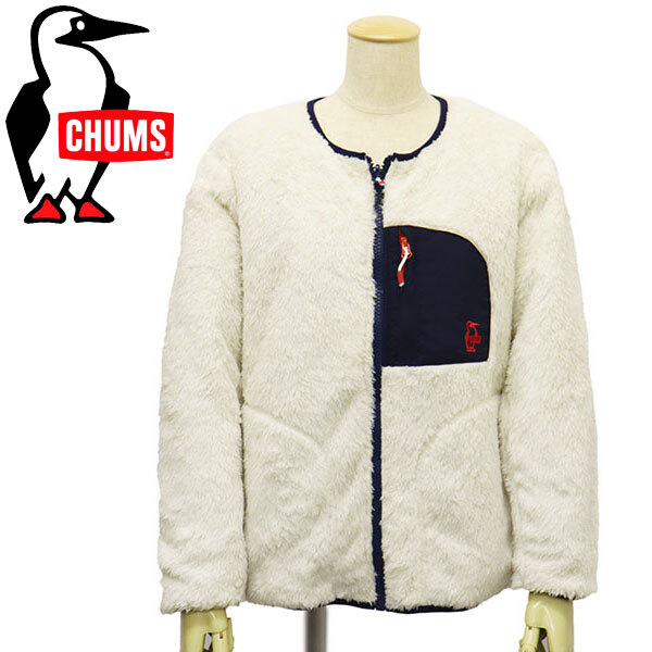 CHUMS (チャムス) CH14-1287 Elmo Fleece RV Blouson レディース エルモ フリースリバーシブル ブルゾン CMS089 W056IvoryxNavy M拍卖