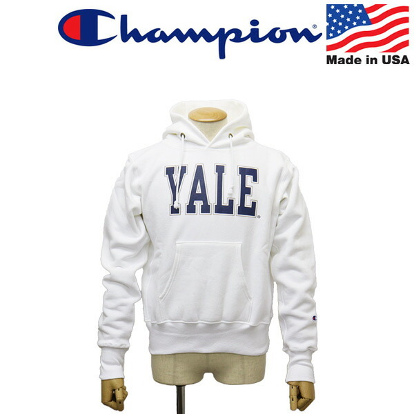 Champion (チャンピオン) C5-W102 REVERSE WEAVE フーデッドスウェットシャツ アメリカ製 CN057 010ホワイト XL拍卖