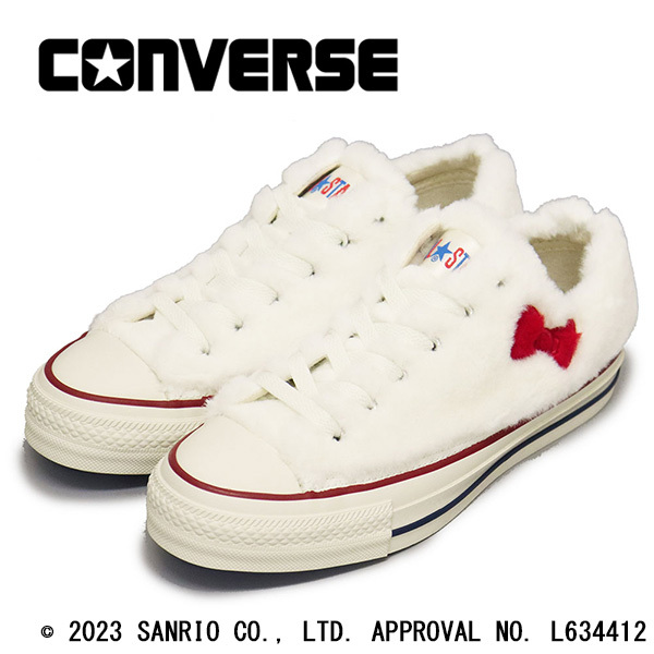 CONVERSE (コンバース) 31309460 オールスター R ハローキティ OX ホワイト CV074 US5-24.0cm拍卖