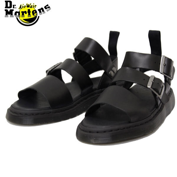Dr.Martens ドクターマーチン 15695001 GRYPHON グリフォン ストラップサンダル BLACK BRANDO UK5-約24cm拍卖