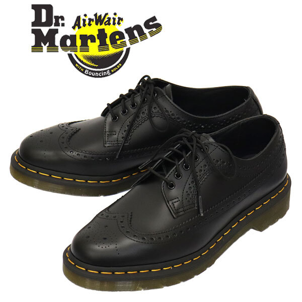 Dr.Martens (ドクターマーチン) 22210001 3989 YS FULL BROGUE 5ホール ブローグ レザーシューズ BLACK UK4-約23.0cm拍卖