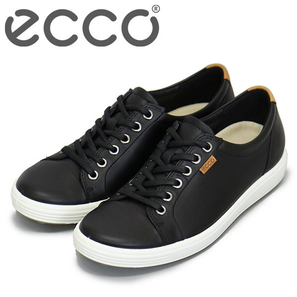 ECCO (エコー) 43000301001 SOFT 7 W WOMEN'S ウィメンズ スニーカー BLACK EC011 39-約24.5cm拍卖