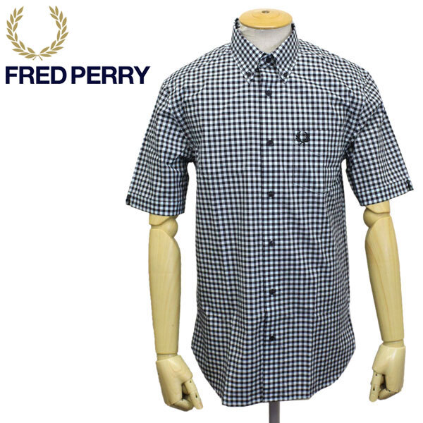 FRED PERRY (フレッドペリー) M9604 GINGHAM SHIRT ギンガムシャツ FP432 M32 BRIGHTON XS拍卖