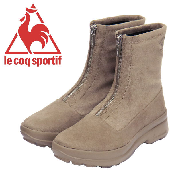 le coq sportif (ルコック スポルティフ) QL3UJD96BG ベレー IV レディース ウィンターブーツ ベージュ LE021 24.0cm拍卖