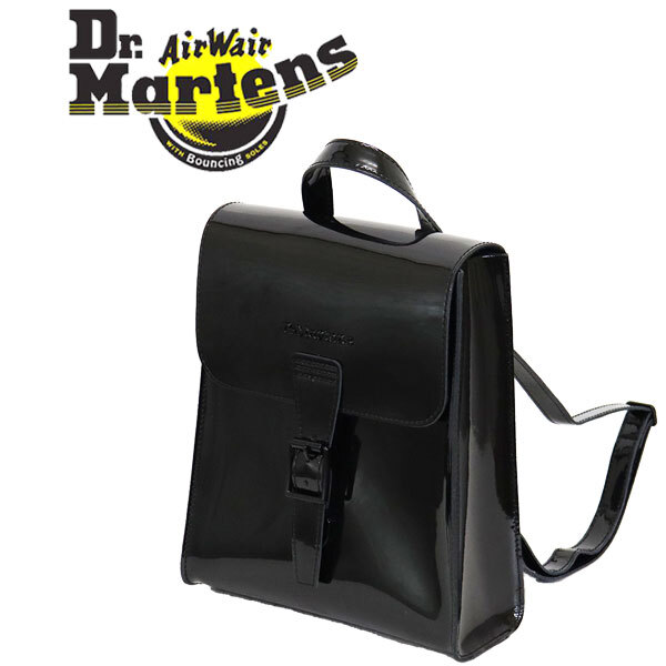 Dr.Martens (ドクターマーチン) AB053006 MINI PATENT LEATHER BACKPACK ミニ パテントレザー バックパック BLACK拍卖