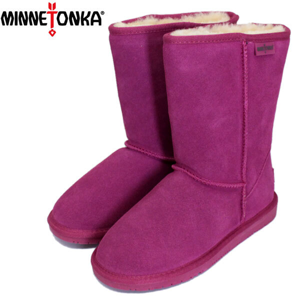 MINNETONKA(ミネトンカ) Limited Edition OLYMPIA BOOT(限定オリンピアブーツ) #80065 FUCHSIA レディース MT422-5-約22cm拍卖
