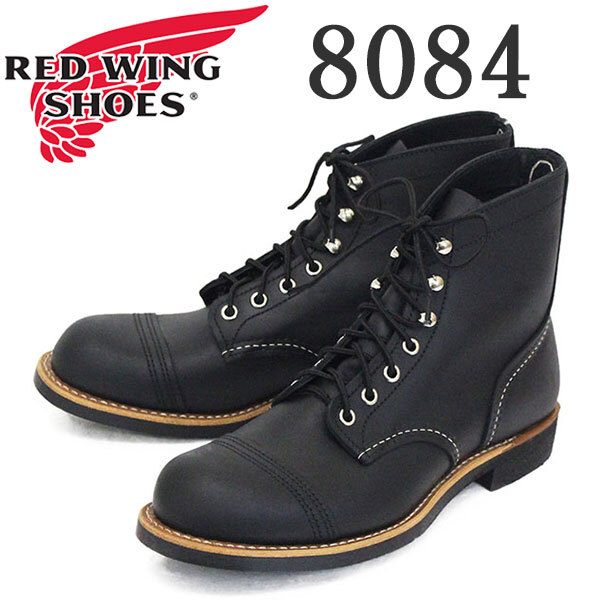 REDWING (レッドウィング) 8084 Iron Ranger アイアンレンジャー ブラックハーネス US8D-約26cm拍卖