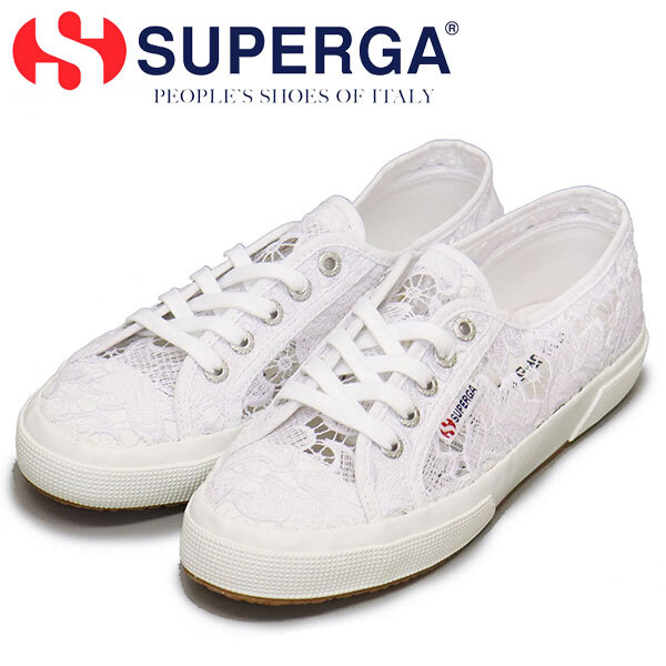 SUPERGA (スペルガ) 4S81219W 2750 MACRAME マクラメ レディース スニーカー 900 WHITE SPG051 36-約23.0cm拍卖