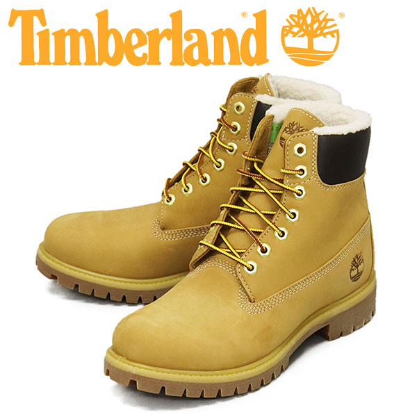 Timberland (ティンバーランド) A2E31 6in PREM FUR LINING 6インチプレミアムウォータープルーフブーツ ファーライニング Wheat TB468 US8拍卖
