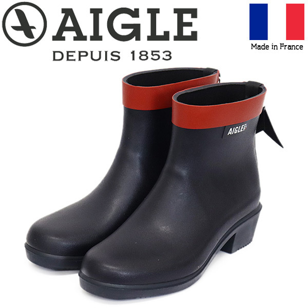 AIGLE (エーグル) ZZFNB28 MYRICA BOTTIL レディース ラバーブーツ 003 MARINE AGL055 38-約24.0cm拍卖