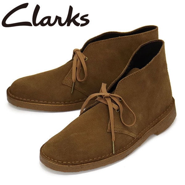 Clarks (クラークス) 26155481 Desert Boot デザートブーツ メンズブーツ Cola Suede CL090 UK9-約27cm拍卖