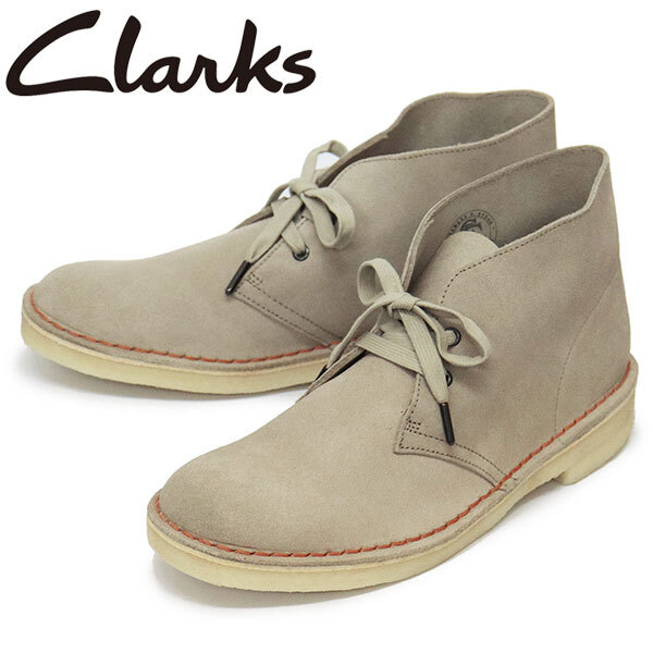 Clarks (クラークス) 26155527 Desert Boot メンズ スエード デザートブーツ Sand Suede CL074 UK8.5-約26.5cm拍卖