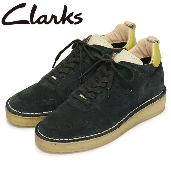 Clarks (クラークス) 26169459 Desert Run デザートラン レディースシューズ Dark Green Suede CL068 UK4.5-約23.5cm拍卖