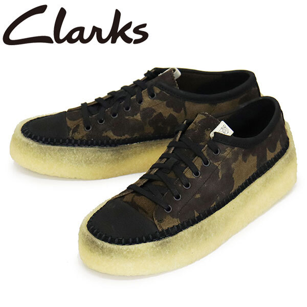 Clarks (クラークス) 26174026 Caravan Low キャラバンロー メンズシューズ Blk/Khaki Floral CL088 UK7.5-約25.5cm拍卖
