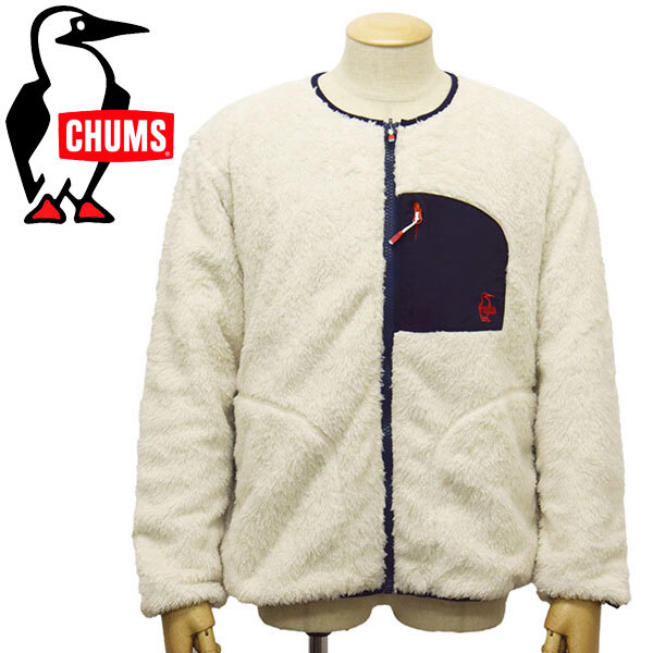 CHUMS (チャムス) CH04-1287 Elmo Fleece RV Blouson エルモ フリースリバーシブル ブルゾン CMS085 W056IvoryxNavy L拍卖