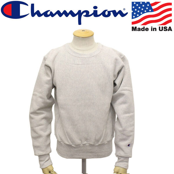 Champion (チャンピオン) C5-U001 ReverseWeave SWEAT SHIRT クルーネック スウェットシャツ 全5色 CN017 810オートミールS拍卖