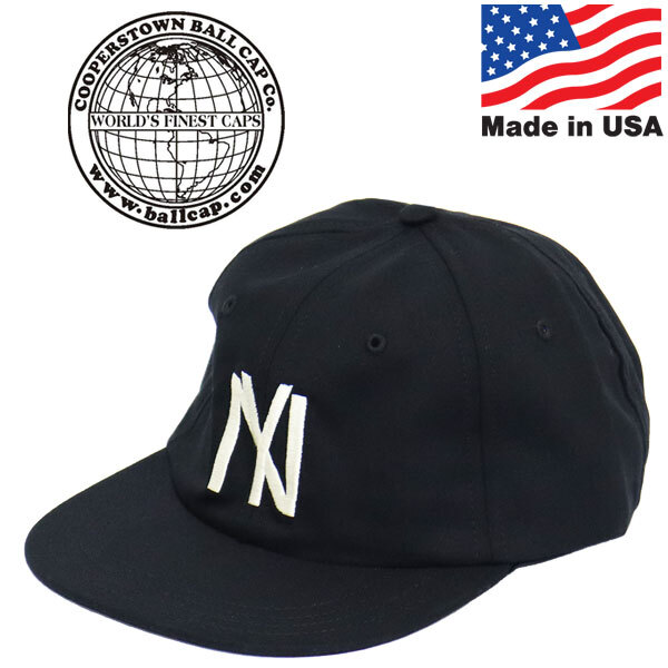 Cooperstown Ball Cap (クーパーズタウンボールキャップ) NYBC1935 ニューヨーク ブラックヤンキース 1935年モデル LOGO CAP ロゴキャップ拍卖