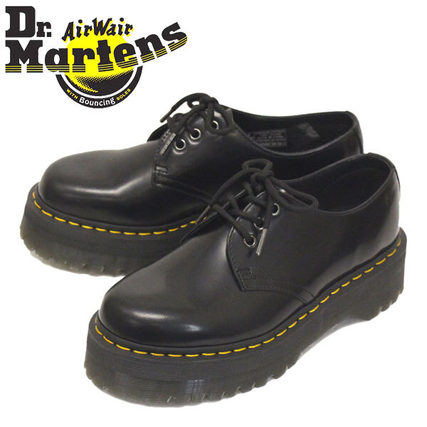 Dr.Martens (ドクターマーチン) 25567001 1461 QUAD 3ホール レザーシューズ BLACK UK6-約25.0cm拍卖