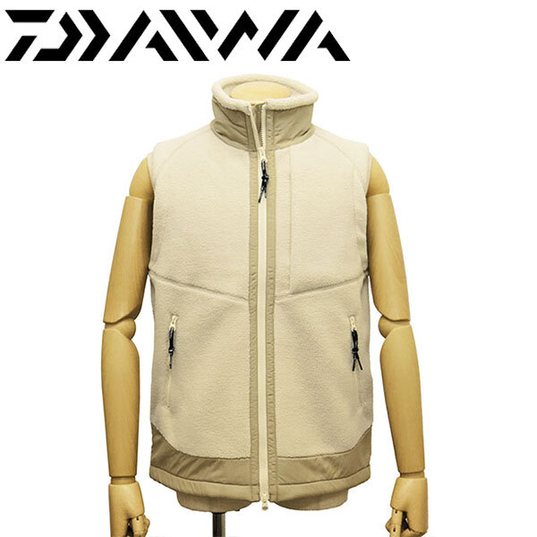 DAIWA LIFESTYLE(ダイワ ライフスタイル) DJ-3121EX FLEECE VEST フリースベスト ベージュ DW002 M拍卖
