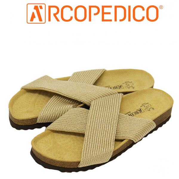 ARCOPEDICO (アルコペディコ) #5061160 サルーテライン PEKE ペケ レディースサンダル BEIGE ARC002 38-約24.5cm拍卖