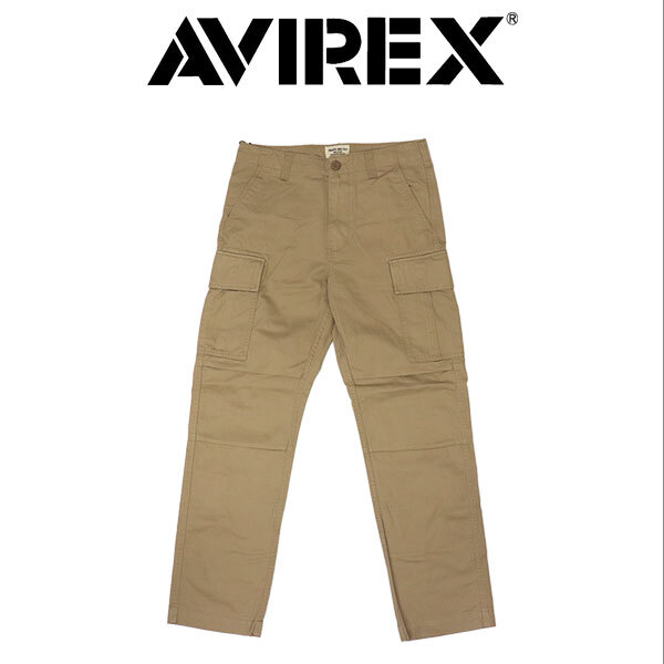 AVIREX (アヴィレックス) 783-2910002 (6126129) BASIC FATIGUE PANTS ベーシック ファティーグ パンツ 180KHAKI XL拍卖