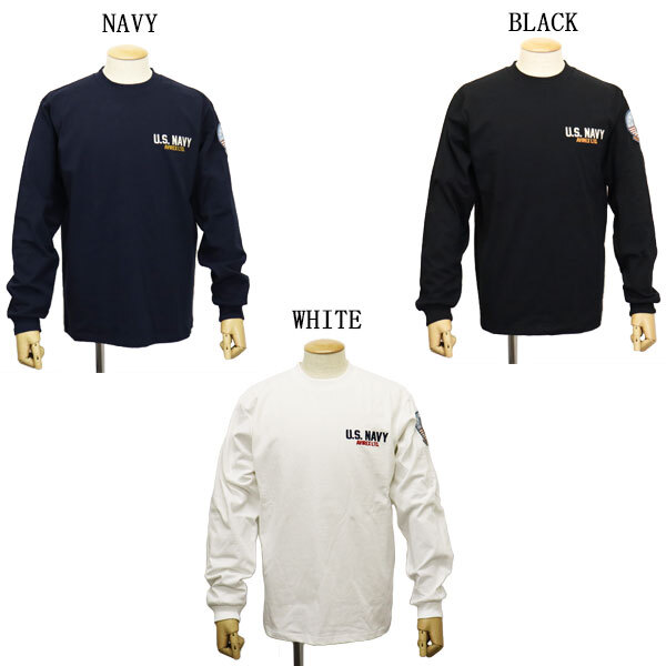 AVIREX (アヴィレックス) 783-3930017 LONG SLEEVE T-SHIRT TOPGUN トップガン ロングスリーブ Tシャツ 030WHITE XL拍卖