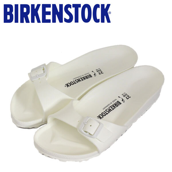 BIRKENSTOCK (ビルケンシュトック) 128183 MADRID (マドリッド) レディース サンダル EVA WHITE (ホワイト) BI026-38-約24.5cm拍卖