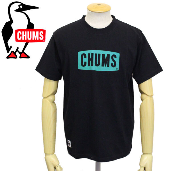 CHUMS (チャムス) CH01-1324 CHUMS Logo T-Shirt チャムスロゴTシャツ CMS022 K001Black S拍卖