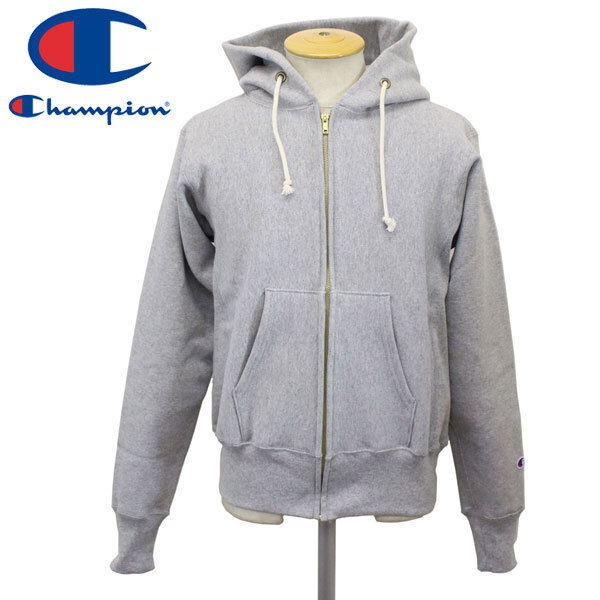 Champion (チャンピオン) C5-U102 Reverse Weave ZIP HOODED SWEAT SHIRT (リバースウィーブ ジップ フードスウェットシャツ) アメリカ製拍卖