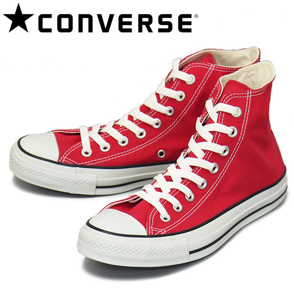 CONVERSE (コンバース) 32060182 キャンバス オールスター HI レッド M9621 CV009 US4.5-23.5cm拍卖