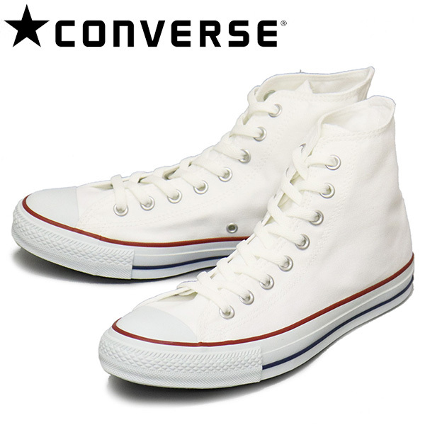 CONVERSE (コンバース) 32060183 キャンバス オールスター HI オプティカルホワイト M7650 CV010 US7.5-26.0cm拍卖