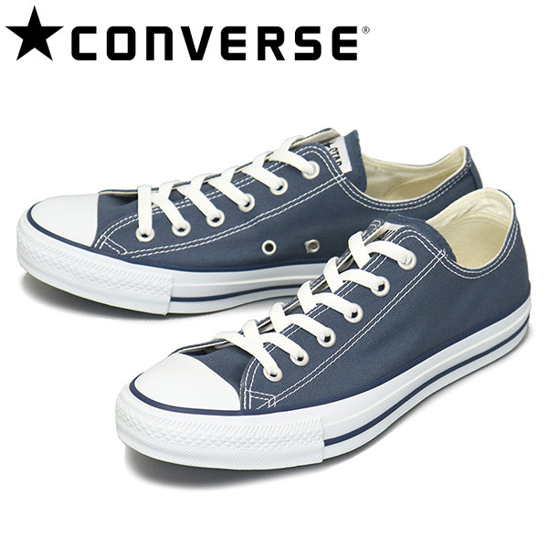 CONVERSE (コンバース) 32160325 キャンバス オールスター OX ネイビー M9697 CV020 US6-24.5cm拍卖