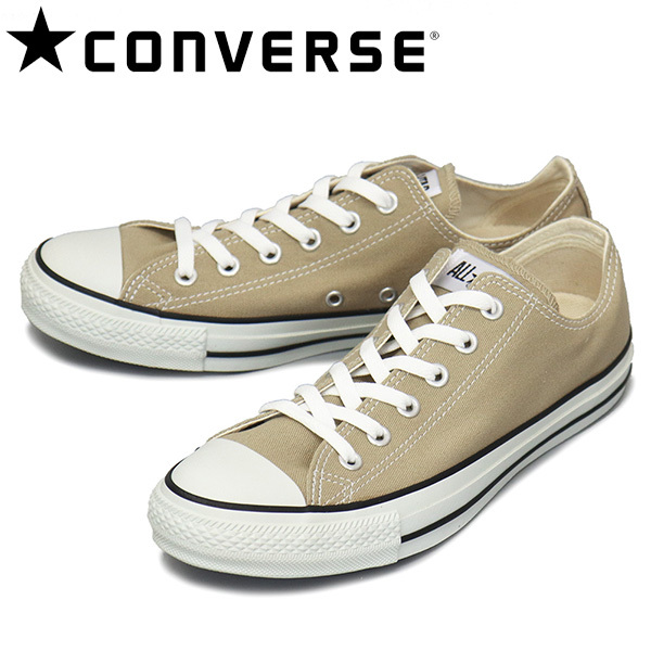 CONVERSE (コンバース) 32860669 キャンバス オールスター カラーズ OX ベージュ CV035 US5.5-24.5cm拍卖