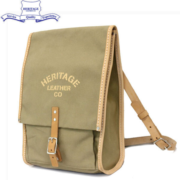 HERITAGE LEATHER CO.(ヘリテージレザー) NO.8102 Campus Shoulder Bag(キャンパスショルダーバッグ) Tan HL101拍卖