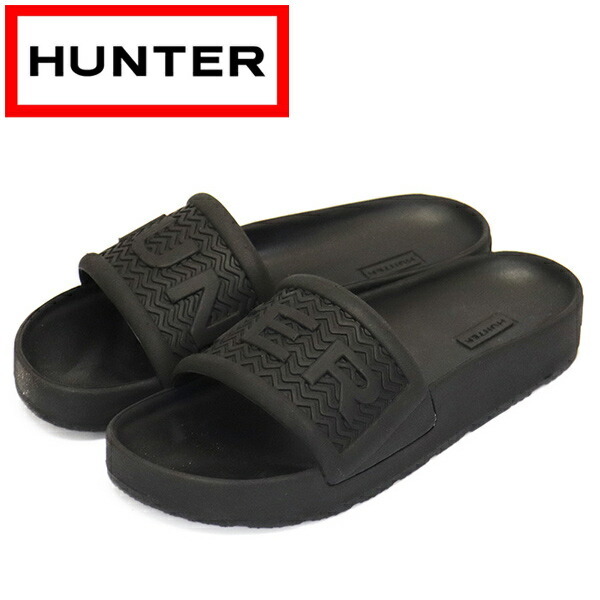HUNTER (ハンター) WOMEN'S WFD4031EVA BLK BLOOM ALGAE FOAM HUNTER SLIDE レディース ブルーム アルゲ― フォーム スライドサンダル BLAC拍卖
