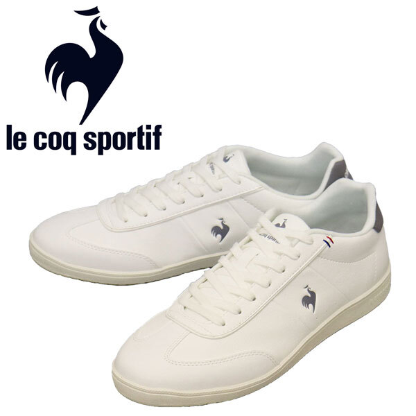 le coq sportif (ルコック スポルティフ) QL1VJC11WG GARE II ガレ2 スニーカー ホワイト/グレー LE043 約24.0cm拍卖