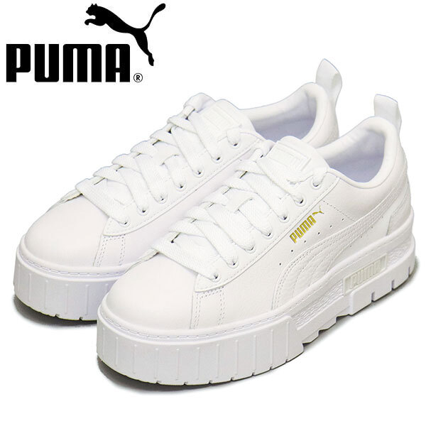 PUMA (プーマ) 384209 メイズ クラシック レディーススニーカー 01 プーマホワイト PM185 24.0cm拍卖