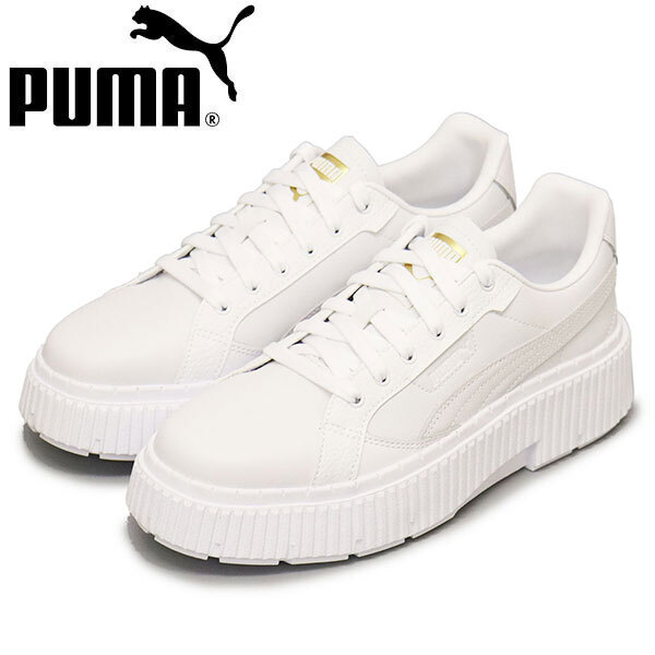PUMA (プーマ) WMS 390639 ディナーラ レザー レディース スニーカー 01プーマホワイト PM208 23.5cm拍卖