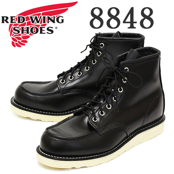 REDWING (レッドウィング) 8848 6inch Classic Moc 6インチモックトゥブーツ ブラックシャパラル US4.5D-約22.5cm拍卖