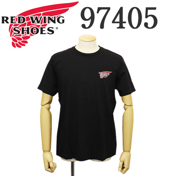 REDWING (レッドウィング) 97405 LOGO T-SHIRT 半袖 ロゴTシャツ BLACK S拍卖
