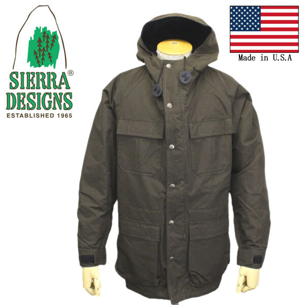 SIERRA DESIGNS (シエラデザインズ) 7910 MOUNTAIN PARKA マウンテンパーカー 米国製 SD001 Olive Drab / Black S拍卖