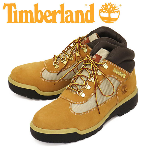 Timberland (ティンバーランド) A18RI FIELD BOOT F&L WP フィールドブーツ ファブリック&レザー ウォータープルーフ Wheat Nubuck TB304拍卖