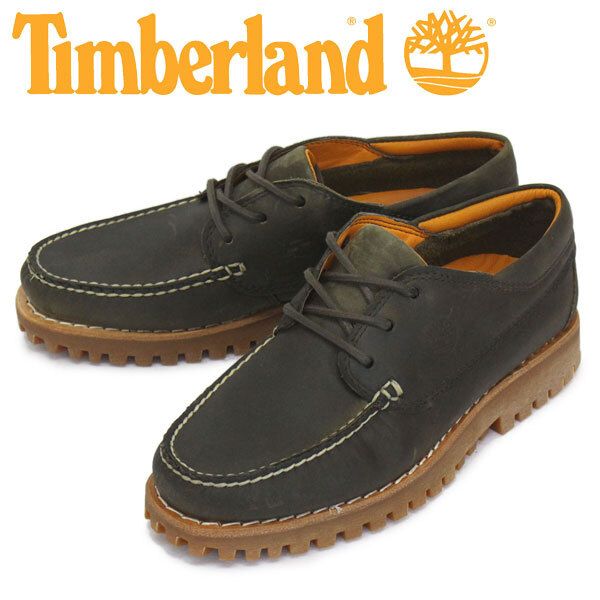 Timberland (ティンバーランド) A2HUJ JACKSONS LNDING MOC TOE ジャクソンズ ランディング モックトゥシューズ Olive Full-Grain TB148 US拍卖