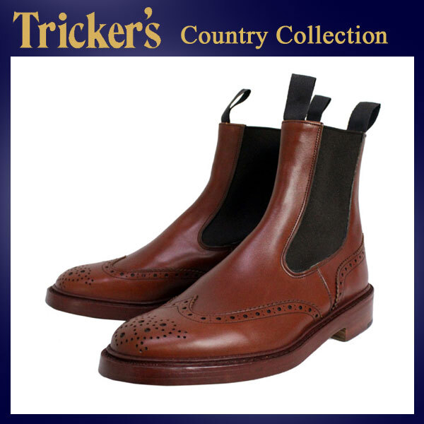 Tricker's トリッカーズ 2754M COUNTRY HENRY(カントリーヘンリー) ダブルレザーソール マロンアンティーク TK006-US9(約27cm)拍卖