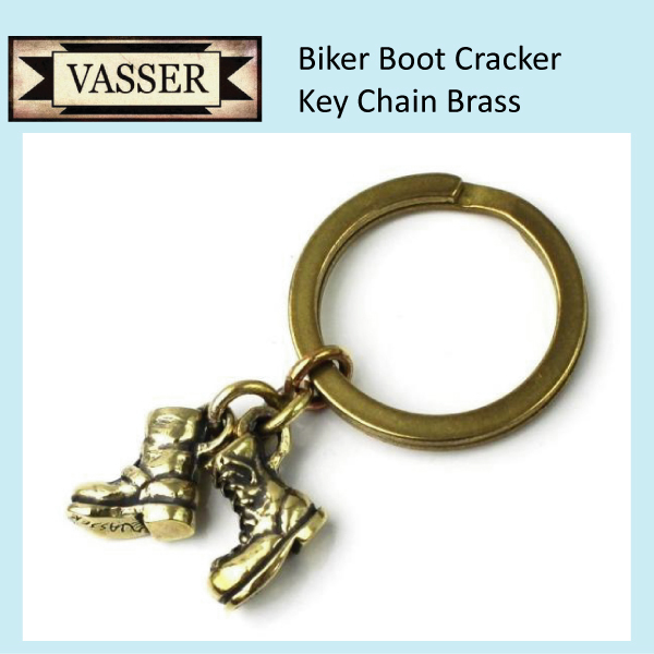VASSER(バッサー) Biker Boot Cracker Key Chain Brass(バイカーブーツクラッカーキーチェーンブラス)拍卖